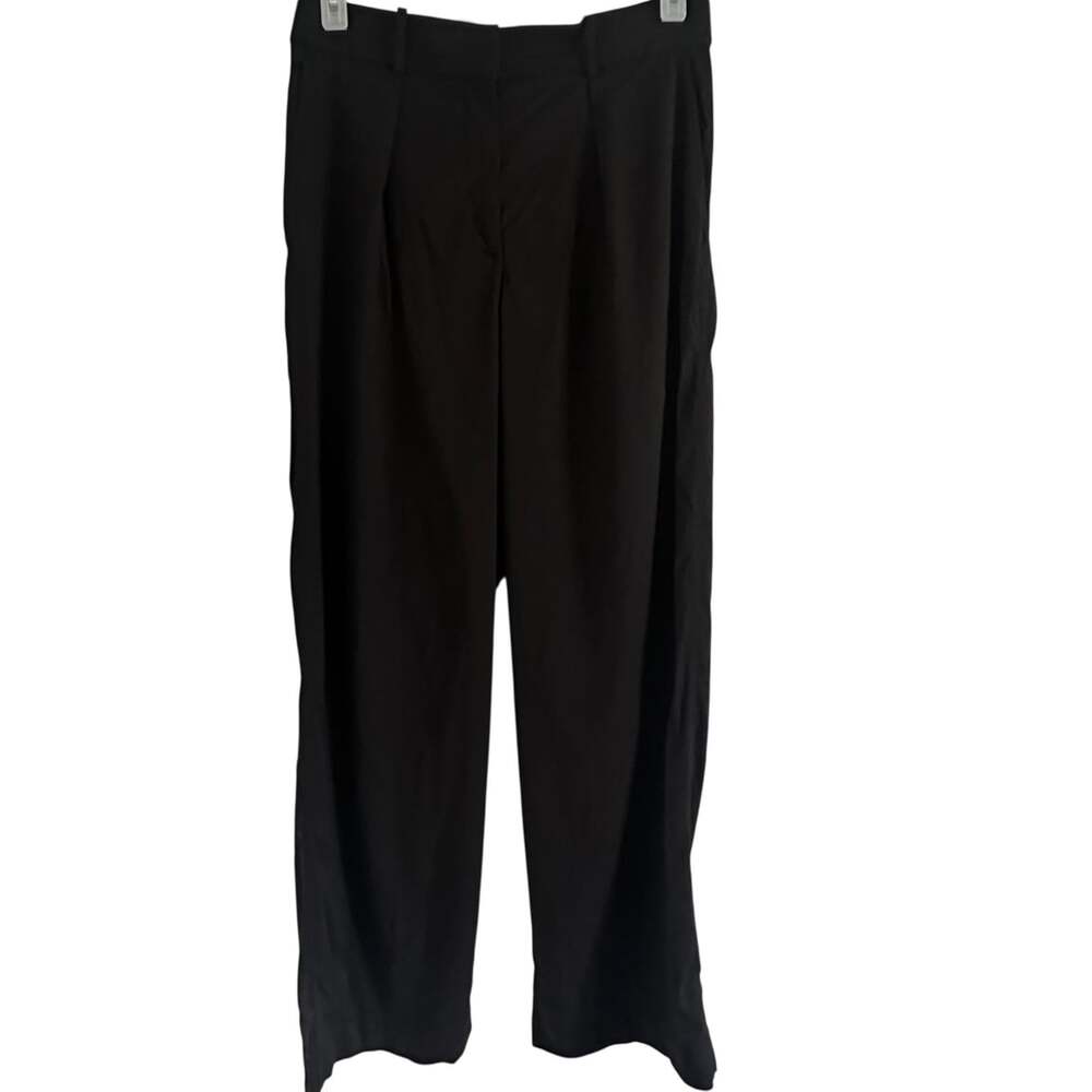 Lululemon Pleat-Front High-Rise Trouser Regular women's size 12 black LW5GQ3S